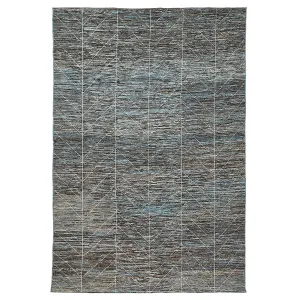 Grey Moroccan Wool Rug - 10'4" x 14'9"