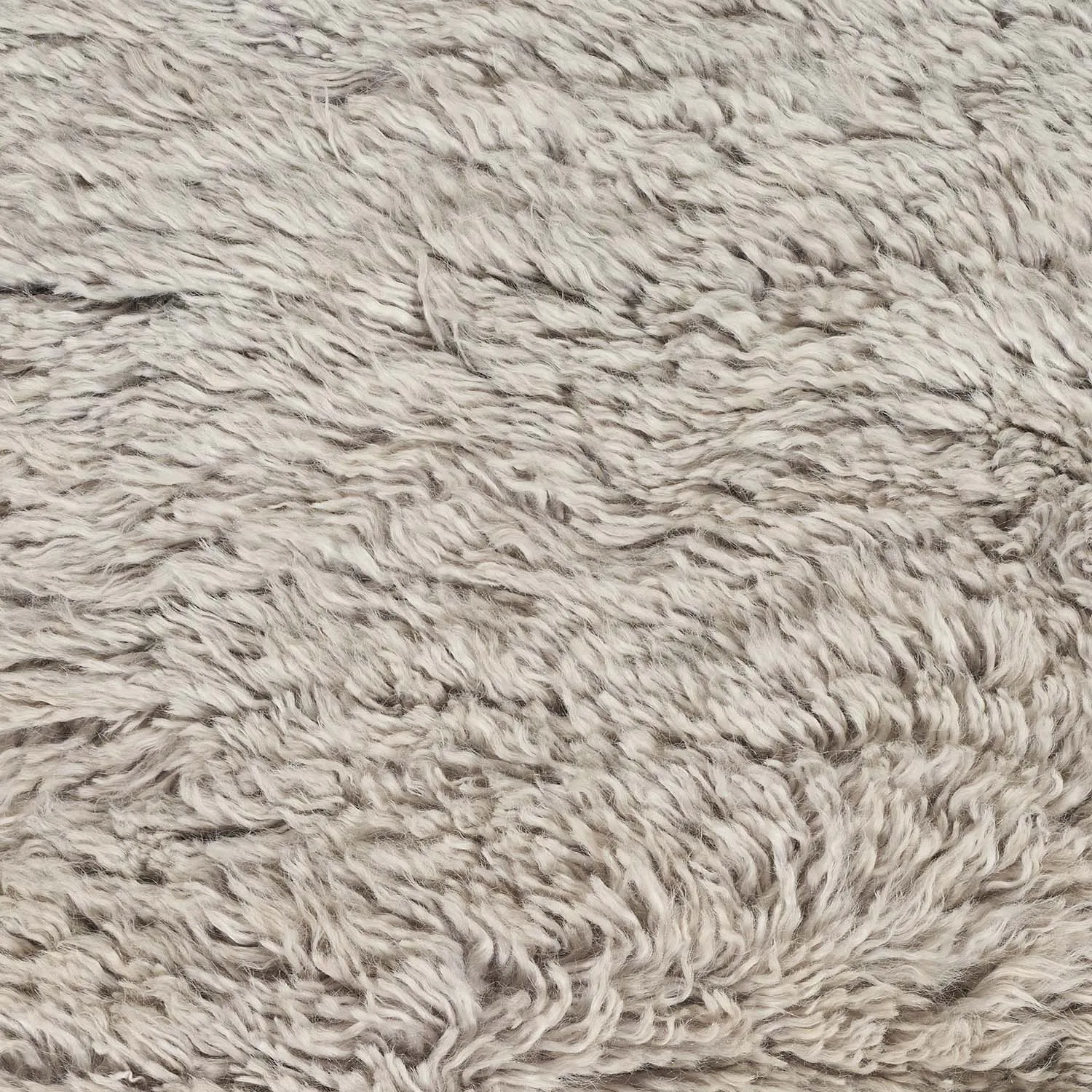 Grey Textured Wool Rug - 8' x 10'