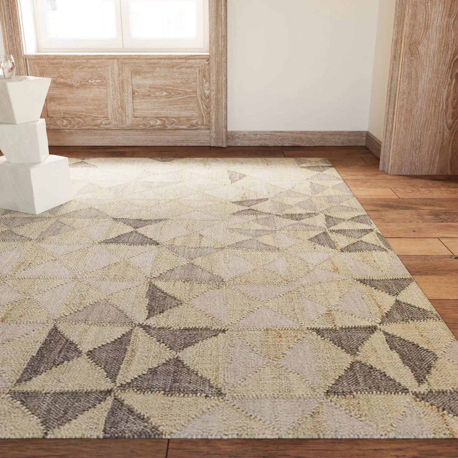 Gurara Chevrette Rug (Light Grey)