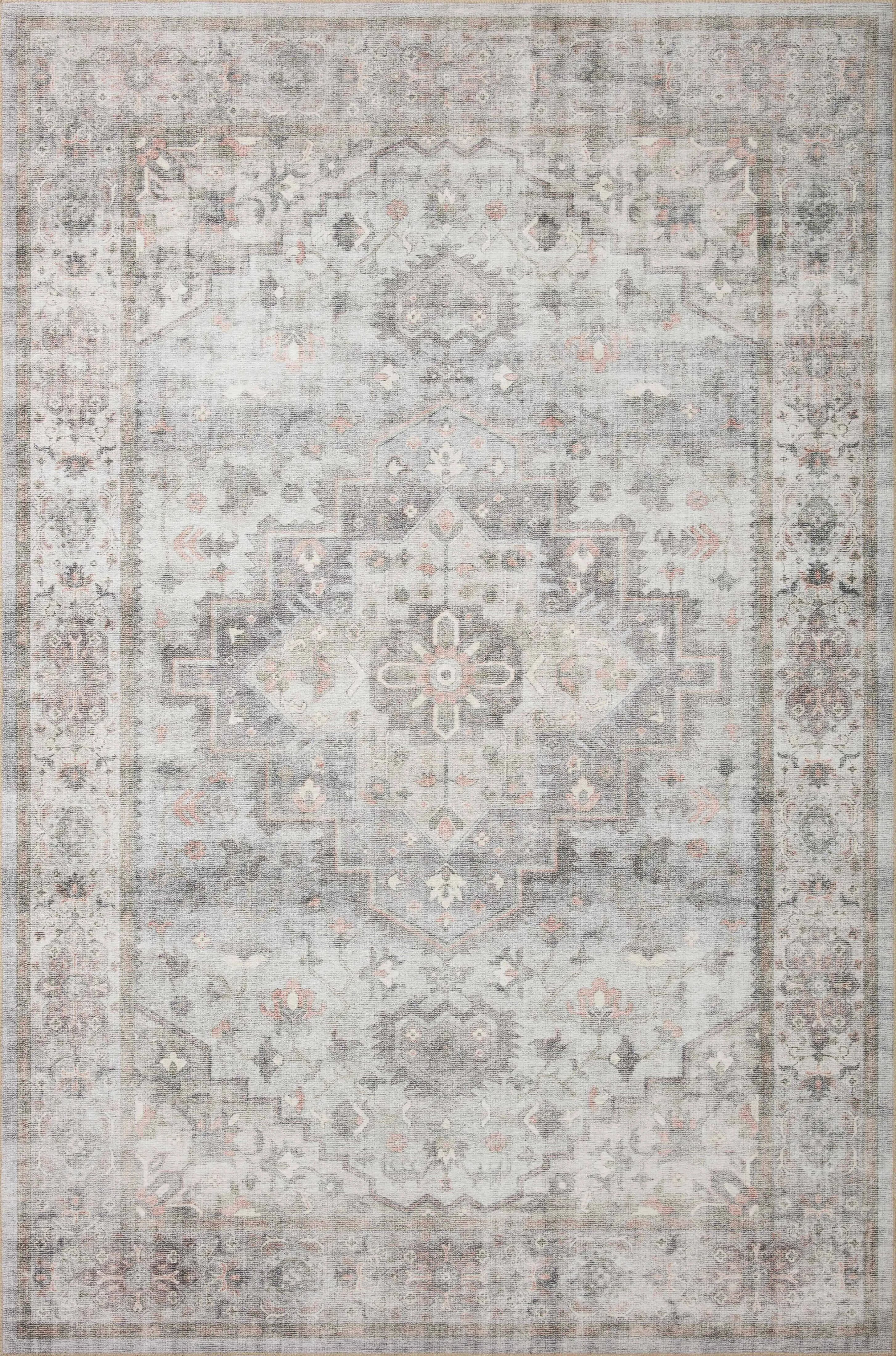 Heidi Rug in Dove & Blush