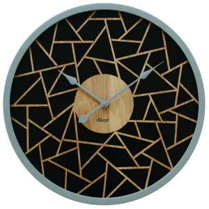 Hermle 3D Open Face Wooden Decorative Wall Clock 30102-002100