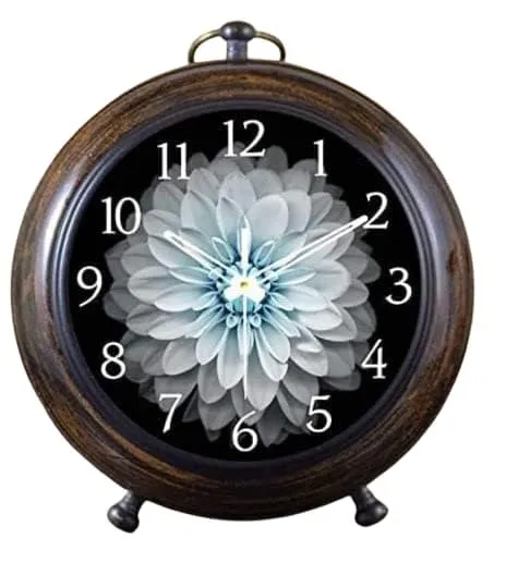 Javed Instruments Table Clock Home Office Room Decorative 6 Inch Handicraft Beautiful