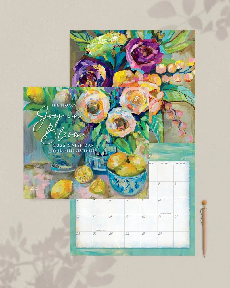 Joy In Bloom 2025 | Wall Calendar