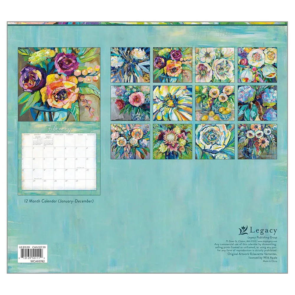 Joy In Bloom 2025 | Wall Calendar