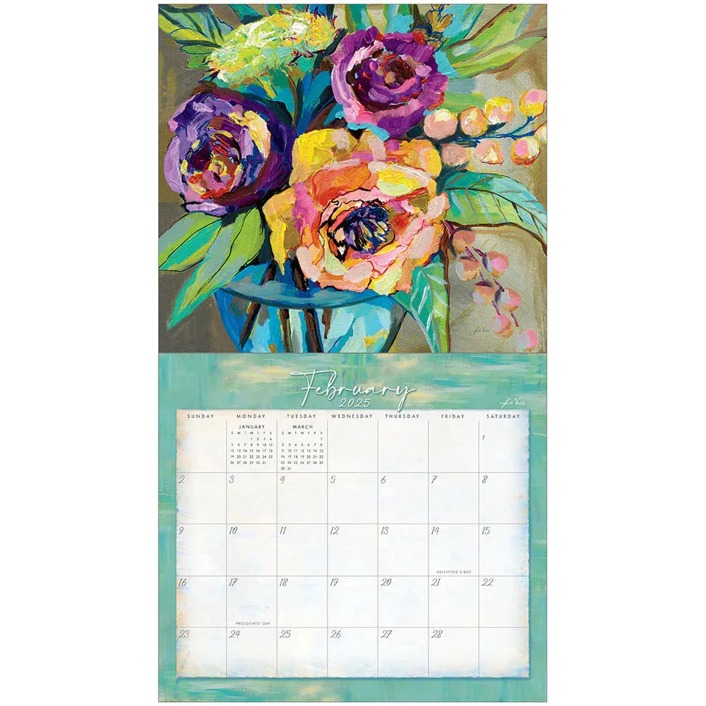 Joy In Bloom 2025 | Wall Calendar