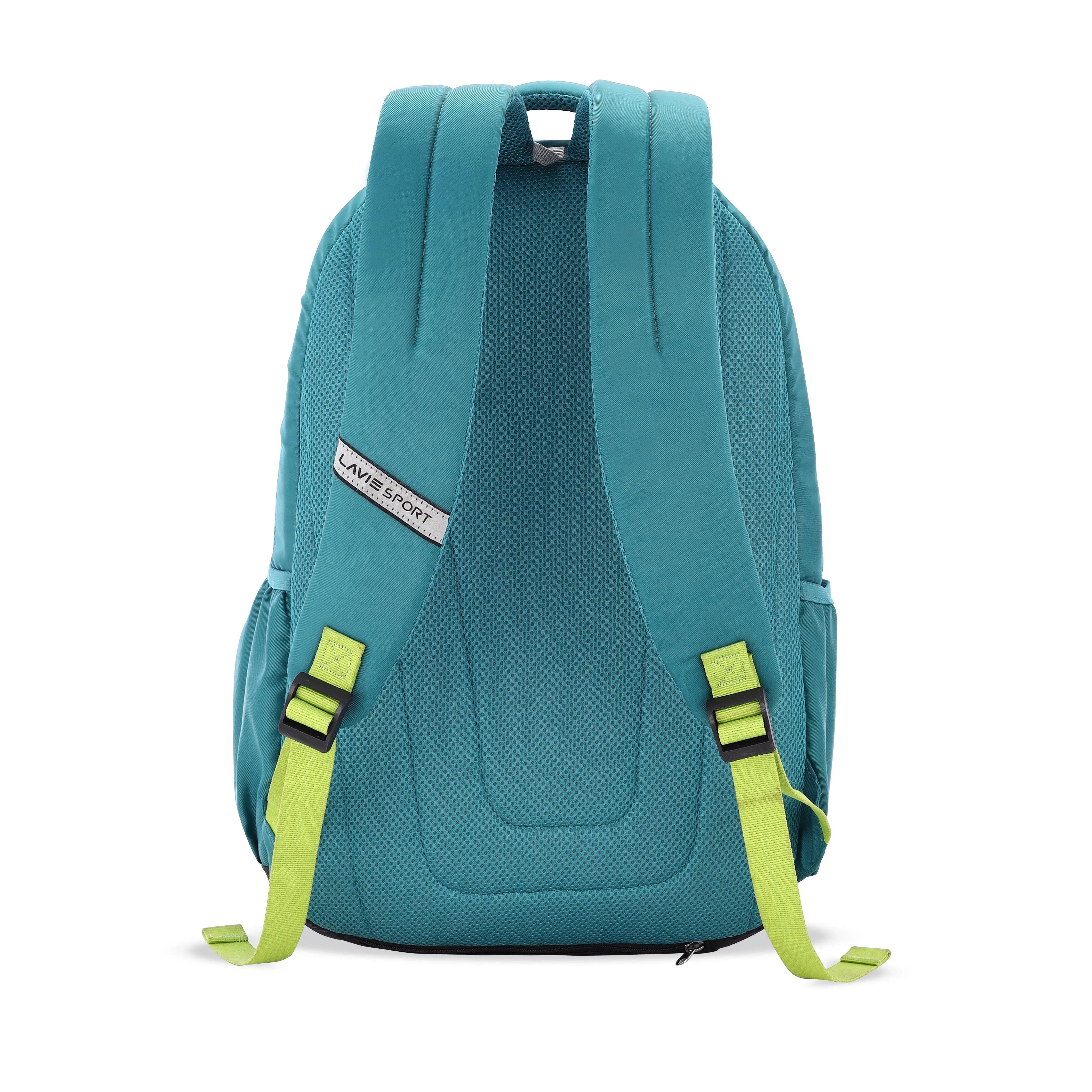 Lavie Sport Zeta Plus 31L Backpack with Raincover For Men & Women Teal