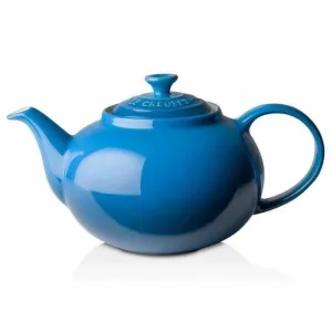 Le Creuset Stoneware Classic Teapot Marseille Blue