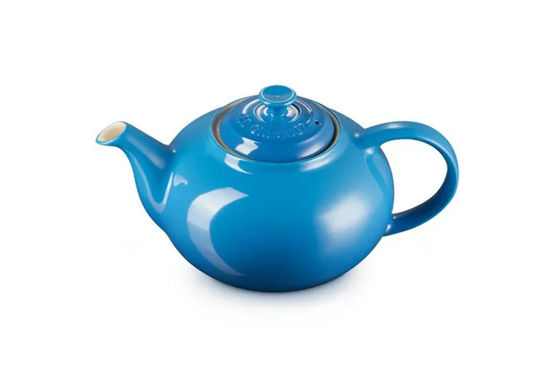 Le Creuset Stoneware Classic Teapot Marseille Blue