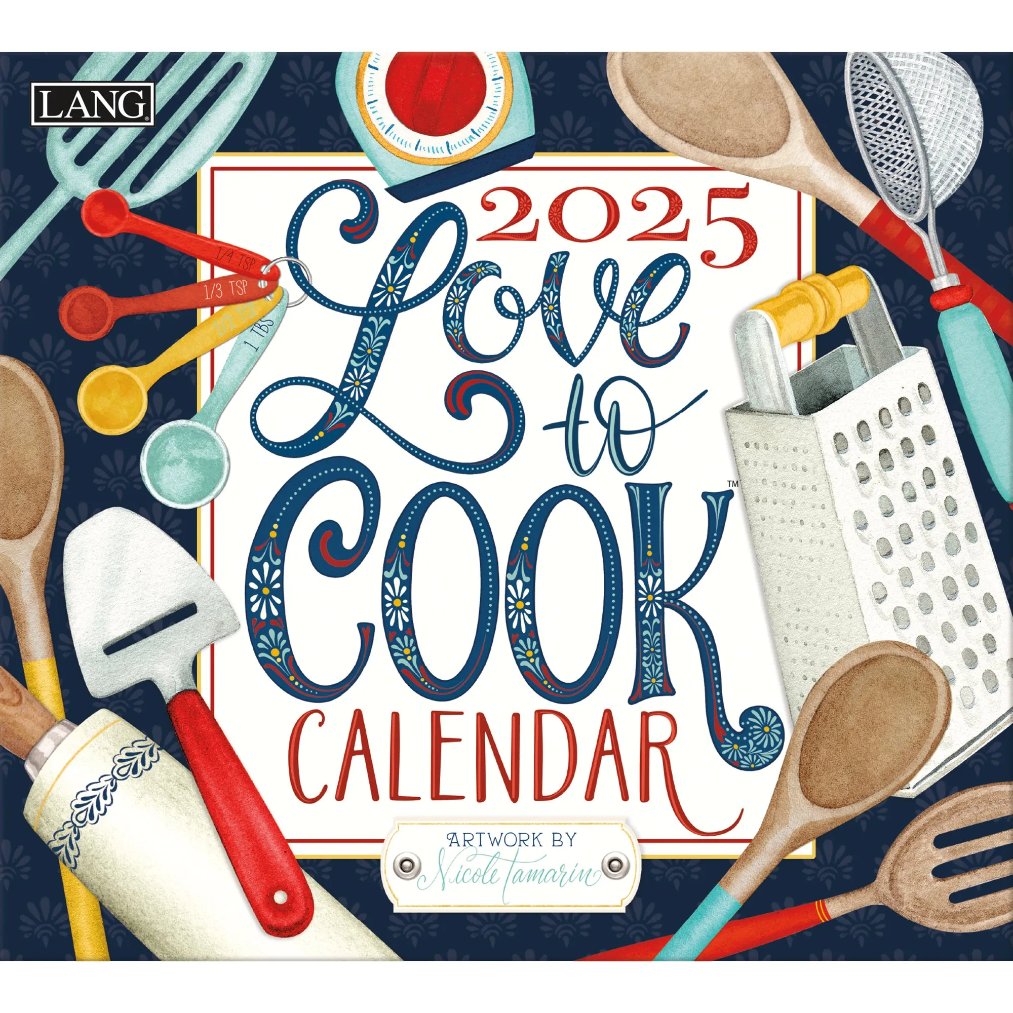 Love To Cook 2025 | Wall Calendar