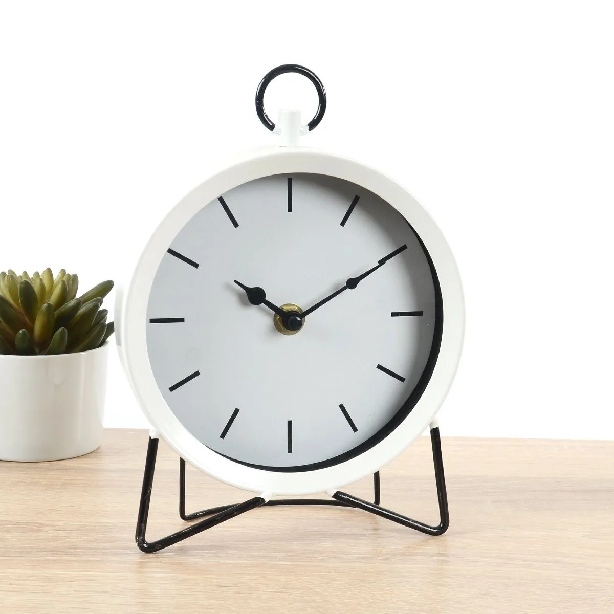 Metal Table Clock