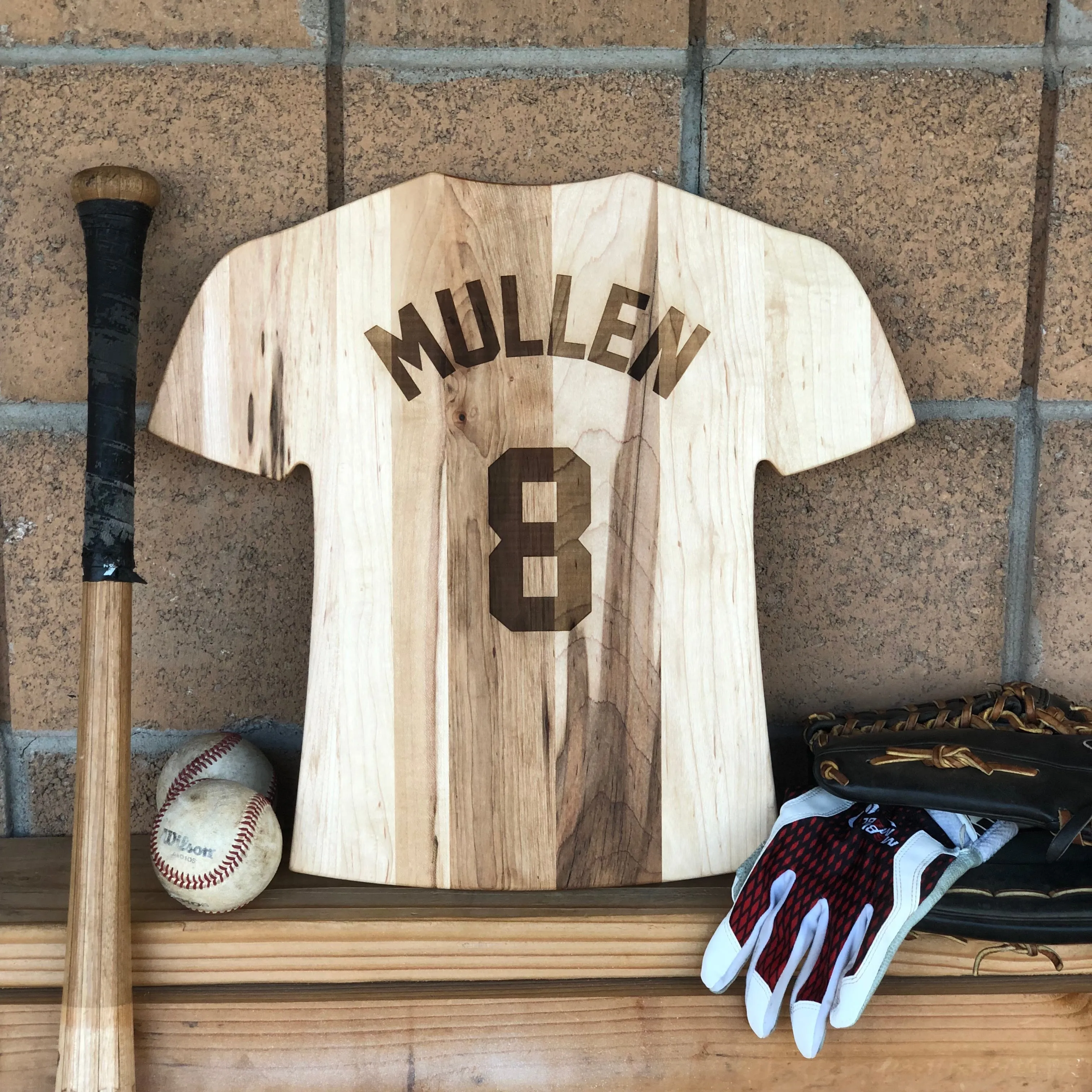 Minnesota Twins Team Jersey Cutting Board | Customize With Your Name & Number | Add a Personalized Note