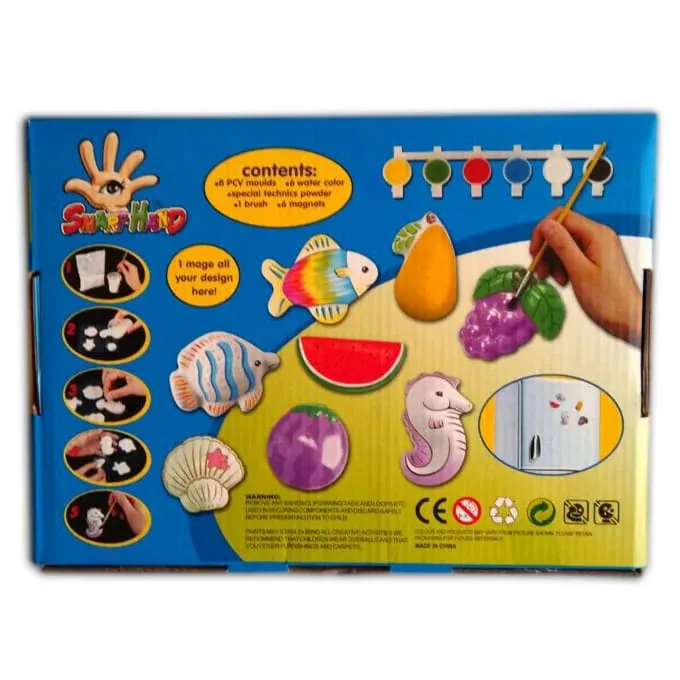 Mold And Paint Fruits and Sea Animals Fridge Magnets - 368