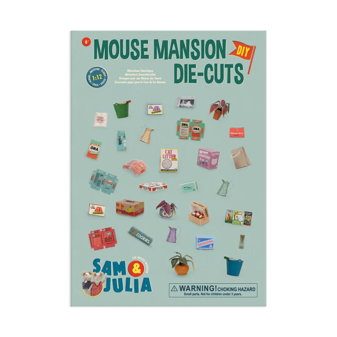 Mouse Mansion Die Cut Prints