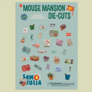 Mouse Mansion Die Cut Prints