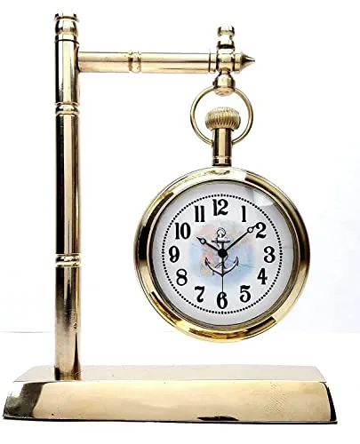 M/S ALFA Enterprises Brass Antique Table Clocks Home Decorative Best Items