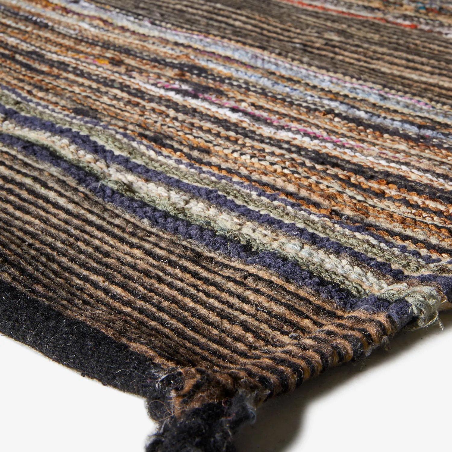 Multicolored Moroccan Wool Rug - 9'6" x 13'1"