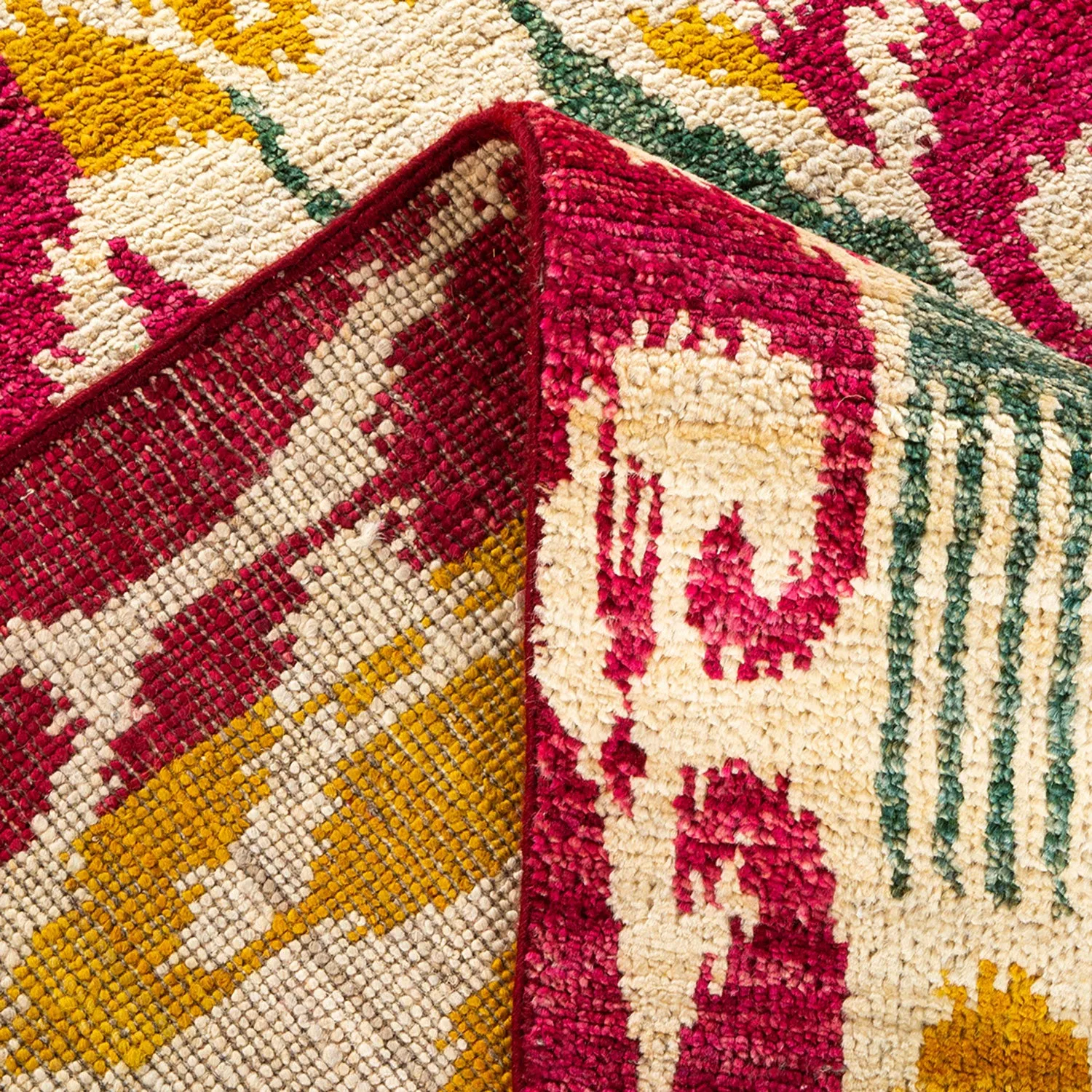 Multicolored Transitional Wool Rug - 9'10" x 14'5"