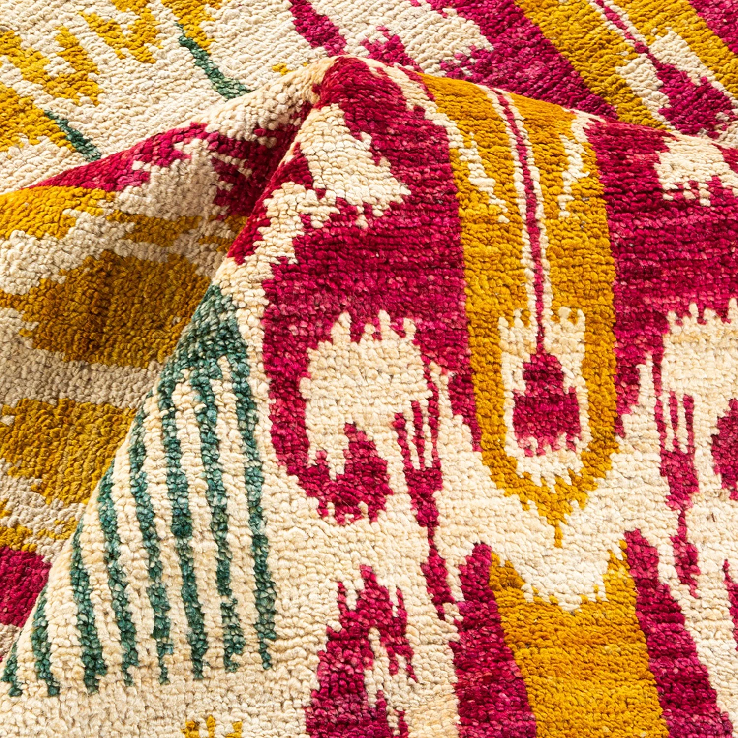 Multicolored Transitional Wool Rug - 9'10" x 14'5"