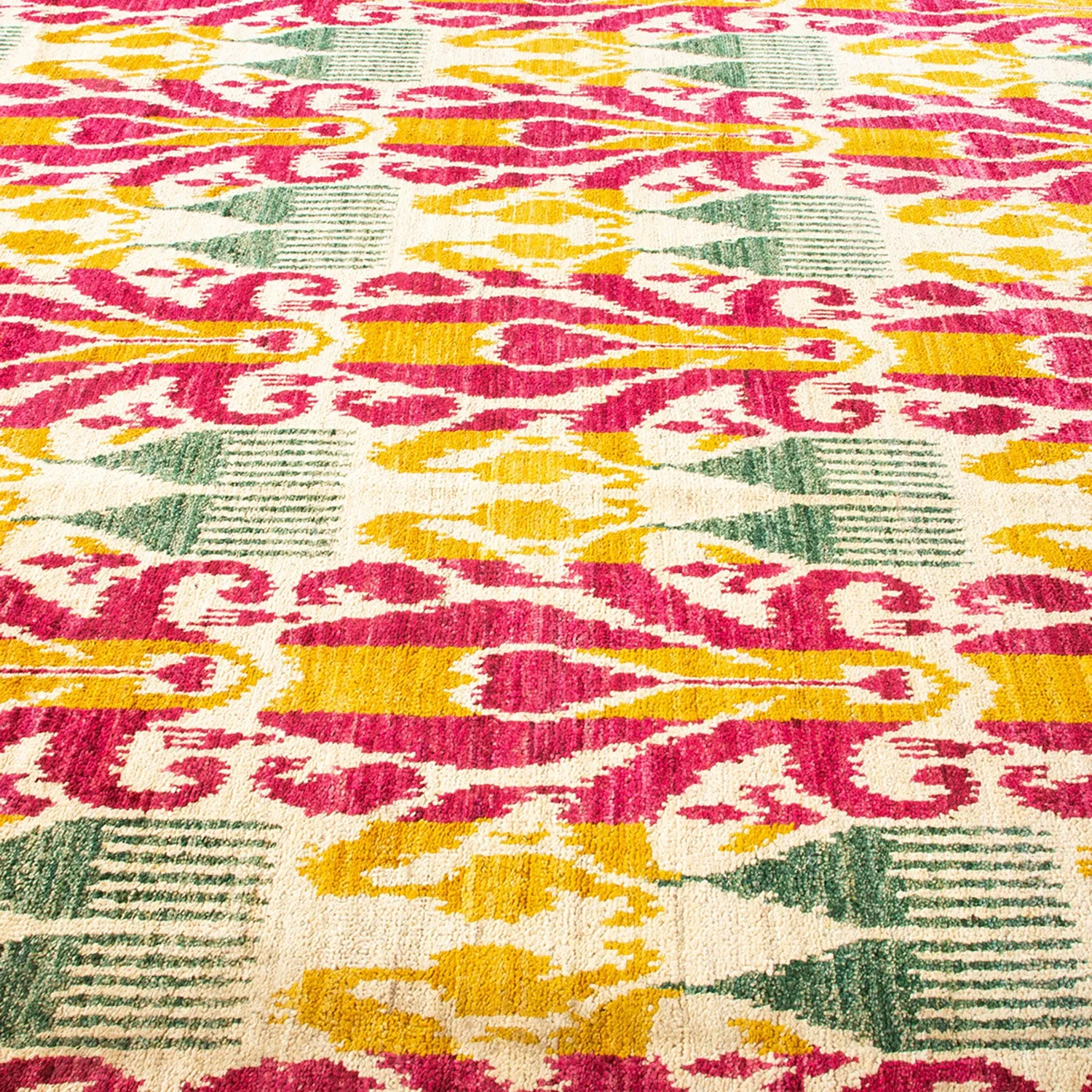 Multicolored Transitional Wool Rug - 9'10" x 14'5"