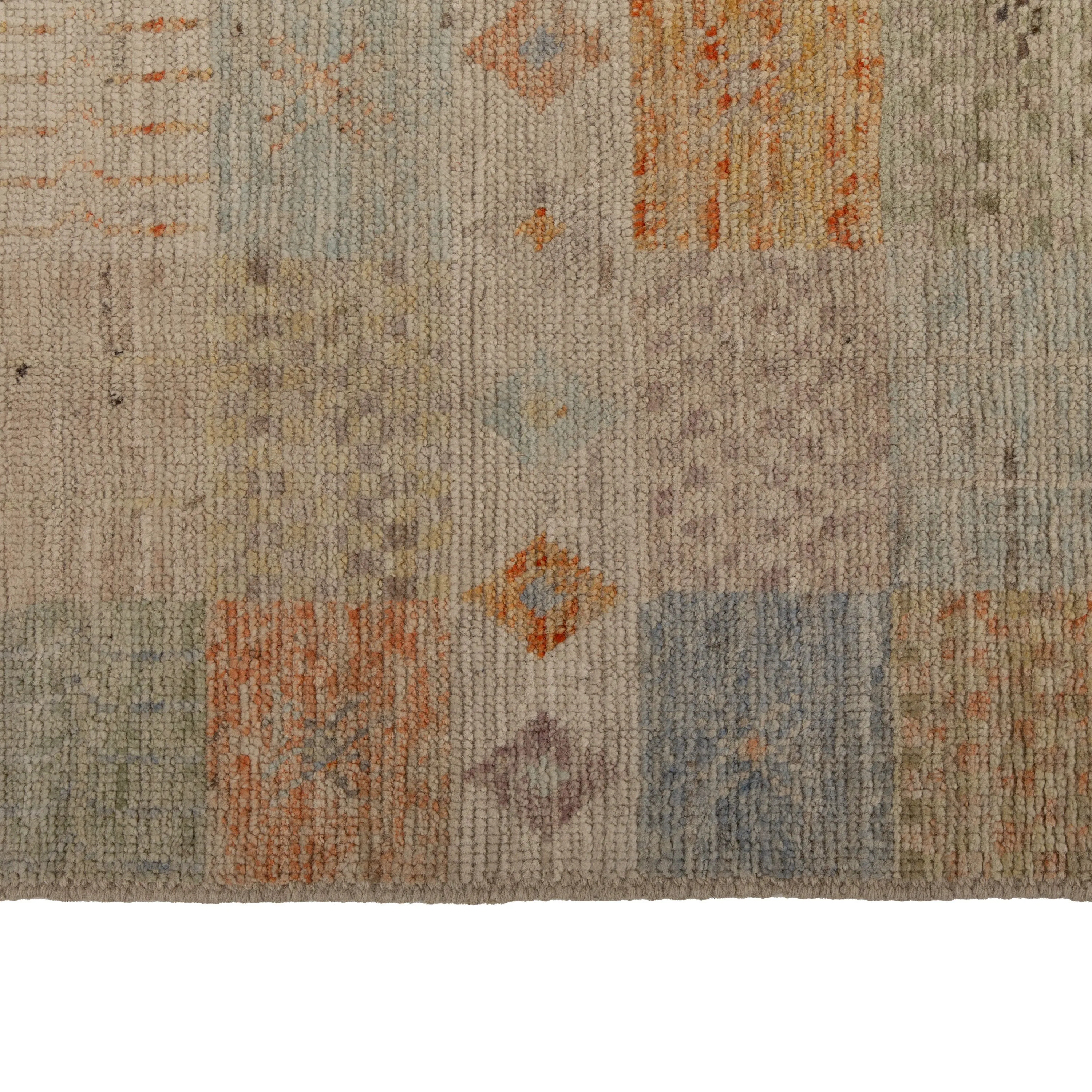 Multicolored Wool Rug - 5'3" x 6'6"