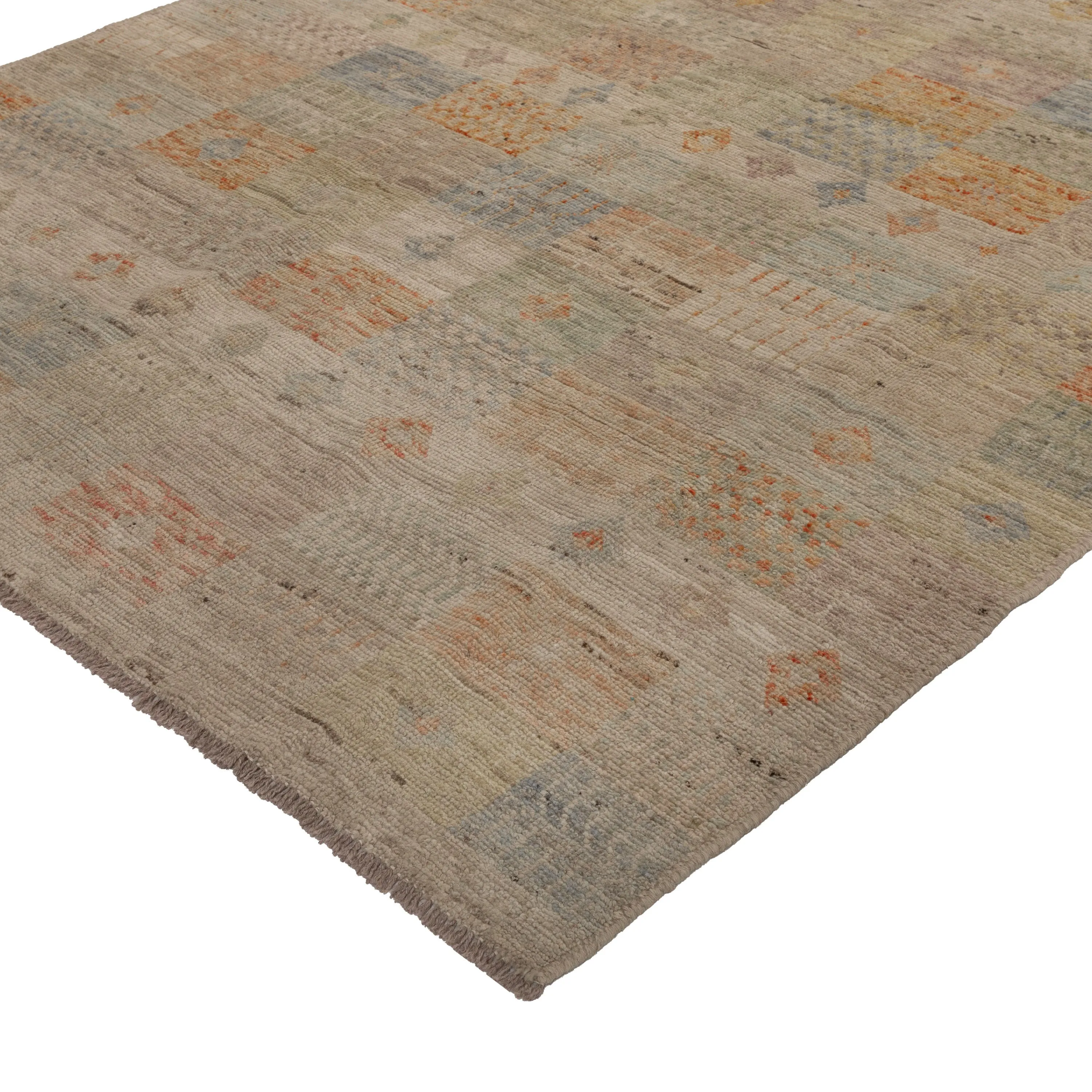 Multicolored Wool Rug - 5'3" x 6'6"