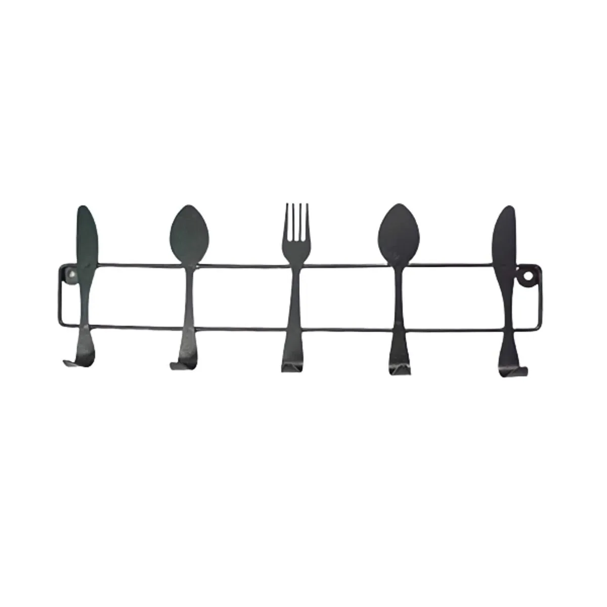 Multipurpose Utensils Shaped Iron Wall Mounted Kitchen Utensils Holder