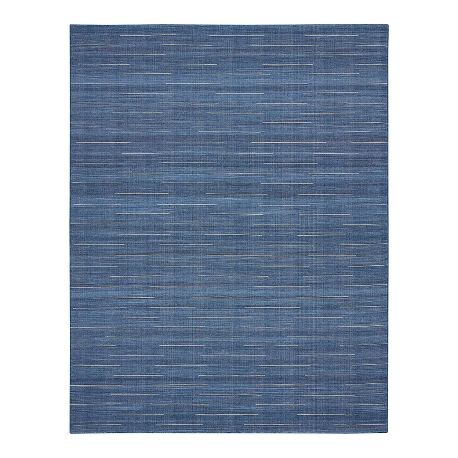 Navy Kavya Flatweave Kilim Rug