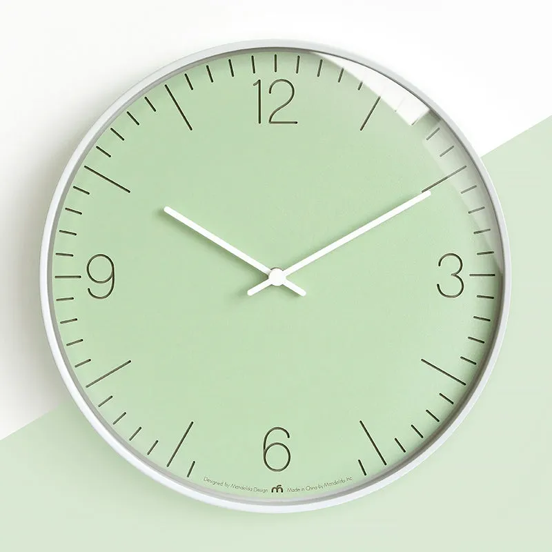 Nordic Pastel Wall Clock