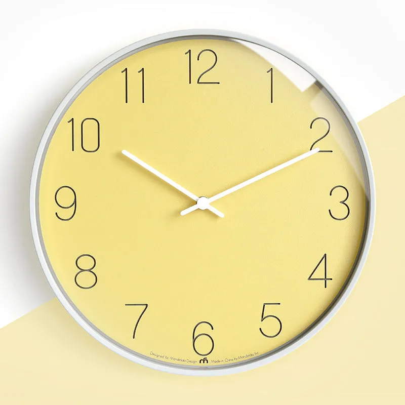 Nordic Pastel Wall Clock