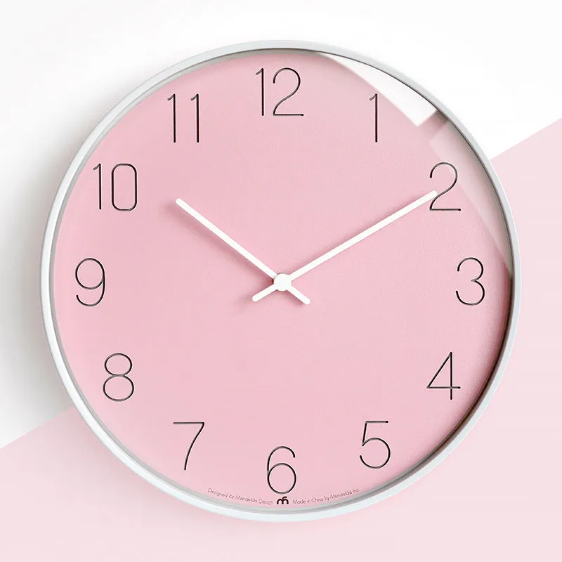 Nordic Pastel Wall Clock