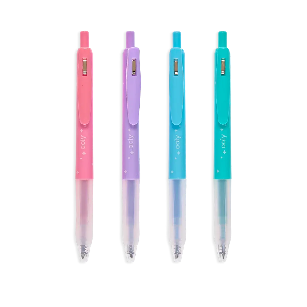 Oh My Glitter! Retractable Gel Pens - Set of 4