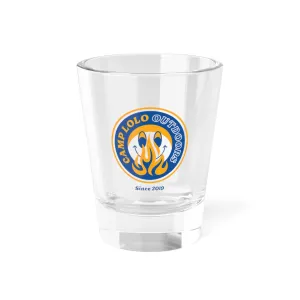 Old School Happy Camper Shot Glass, 1.5oz