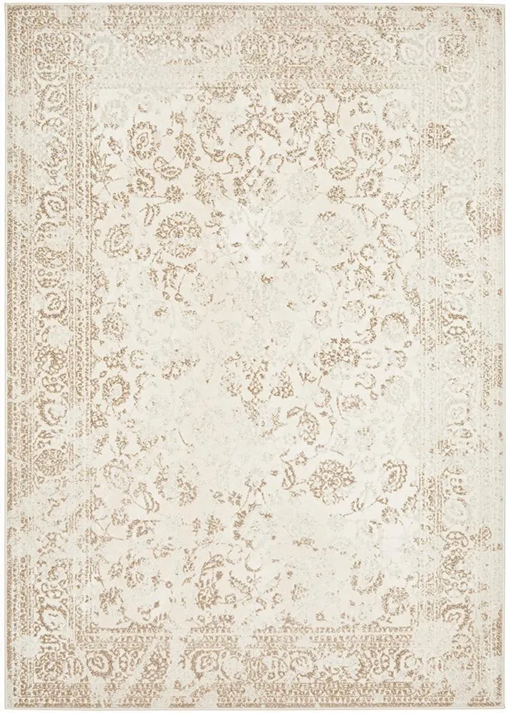 Opulence Cream Low-Shed Textured Rug