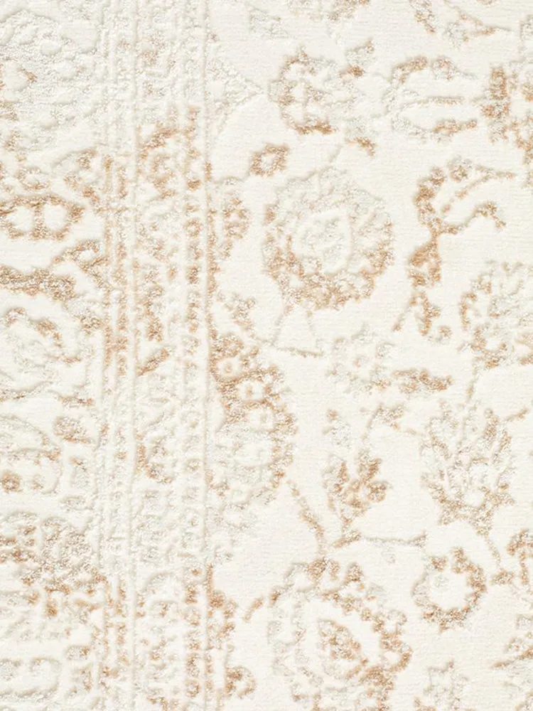 Opulence Cream Low-Shed Textured Rug