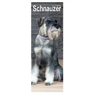 Otter House Schnauzer Slim Calendar 2025