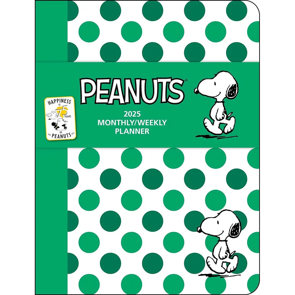 Peanuts 12-Month 2025 Weekly/Monthly Planner Calendar