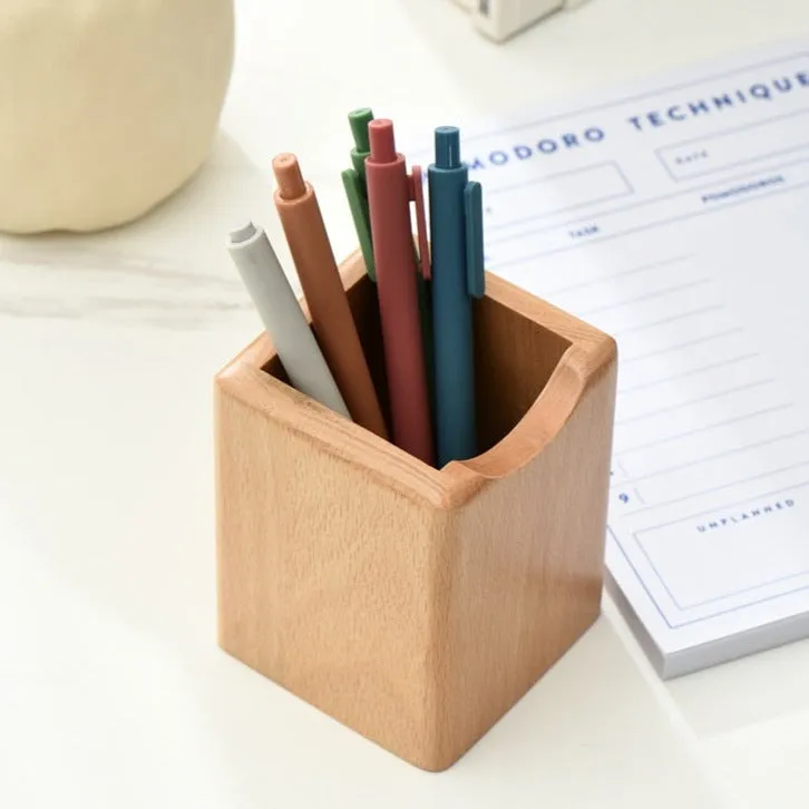 Penthouse Wood Desk Organizer Box