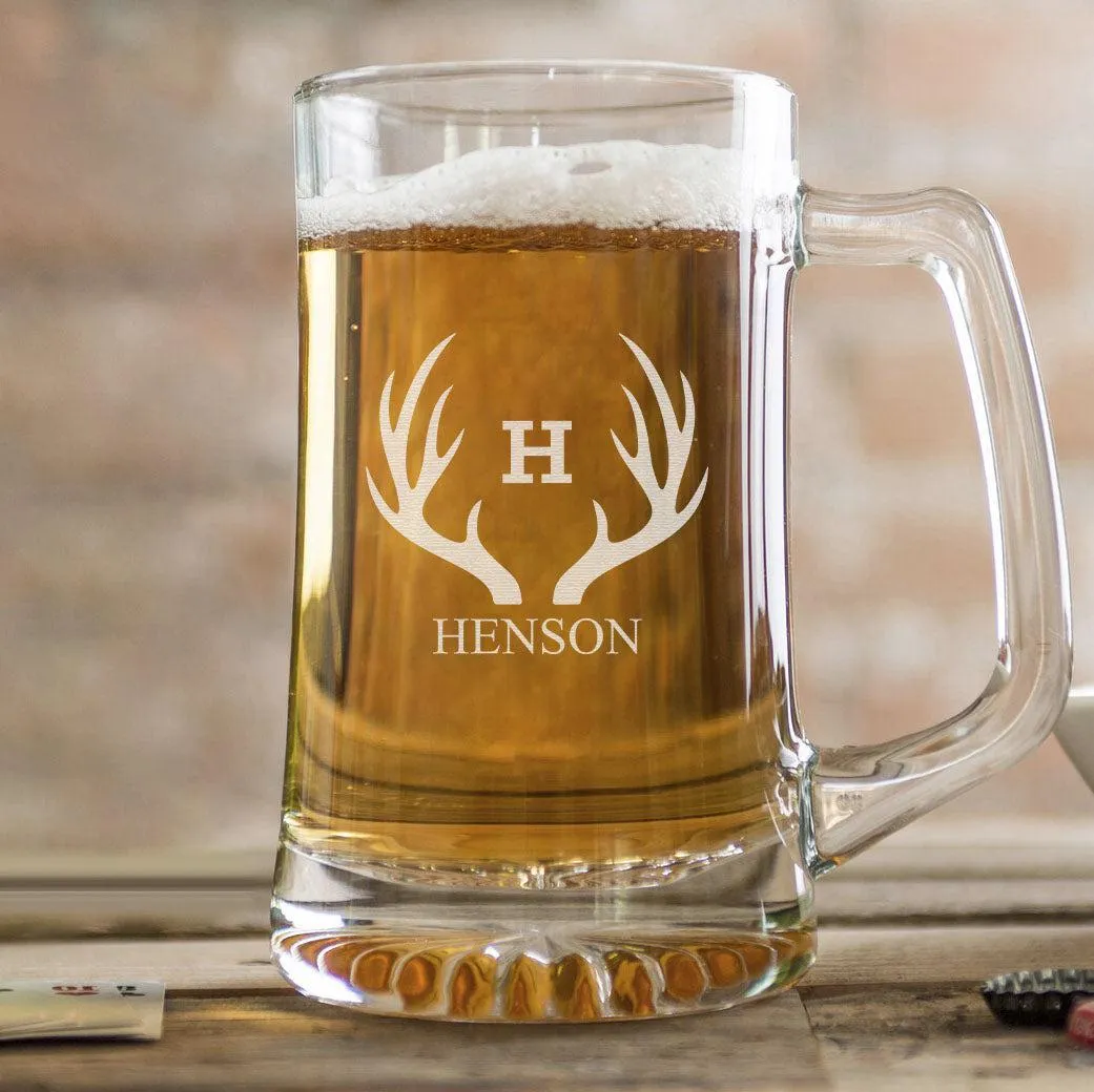 Personalized Beer Mug 25 oz.