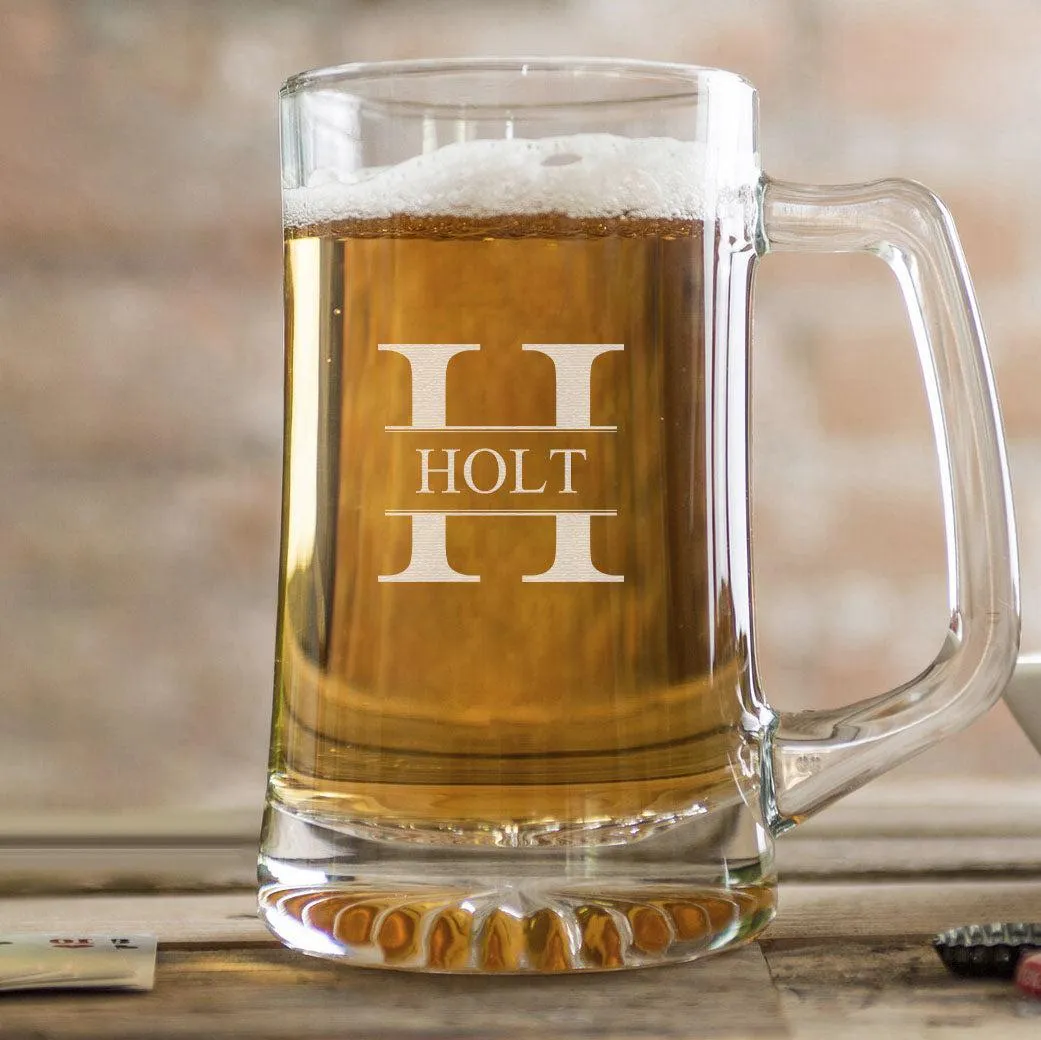 Personalized Beer Mug 25 oz.