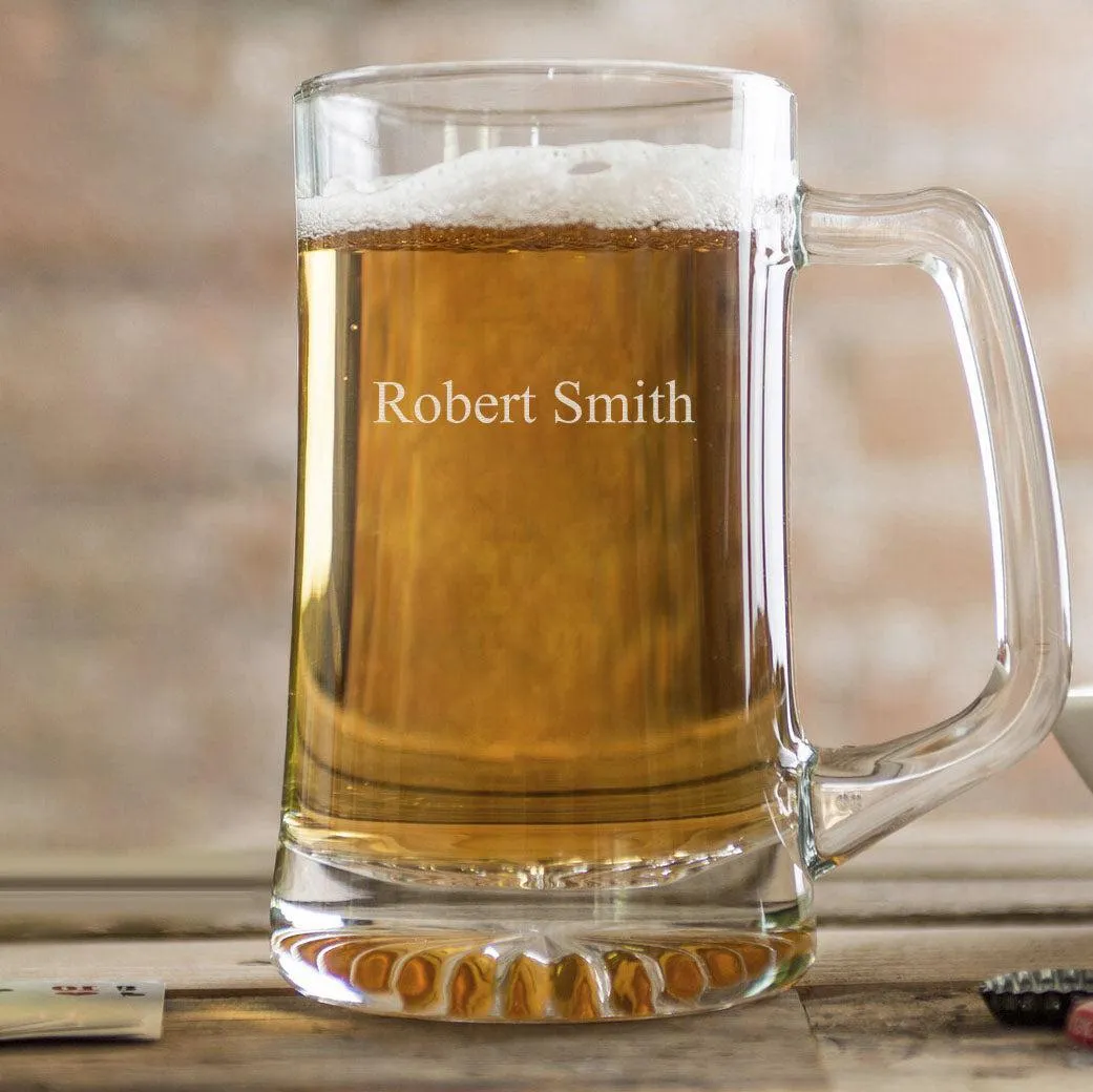 Personalized Beer Mug 25 oz.