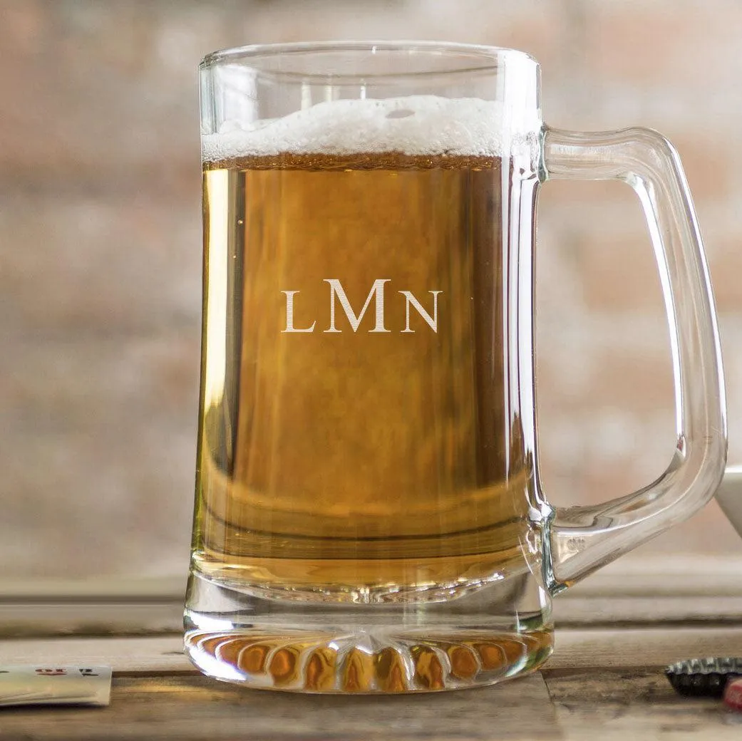 Personalized Beer Mug 25 oz.