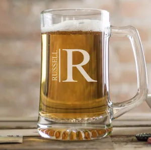 Personalized Beer Mug 25 oz.