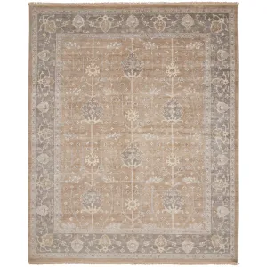 Pewter Essentials Traditional Persian Style Bamboo Rug