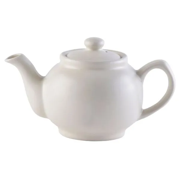 Price & Kensington 450ml  Matt Cream 2 Cup Teapot