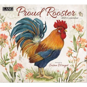 Proud Rooster 2025 | Wall Calendar