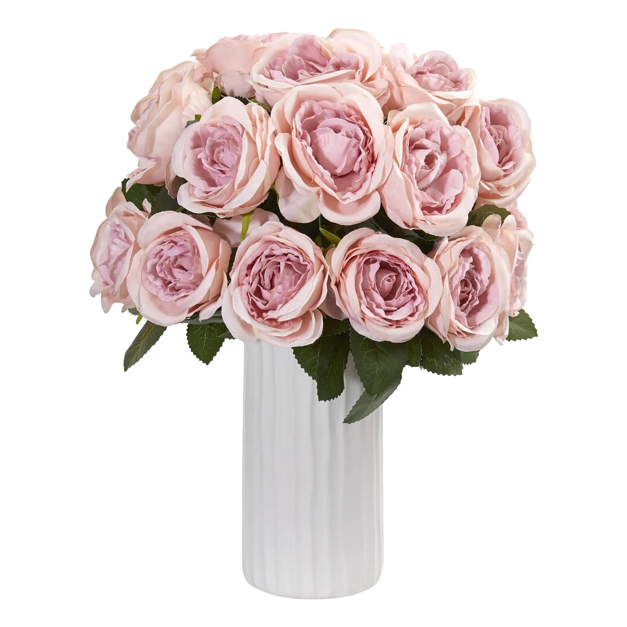 Rose Artificial Arrangement in White Vase