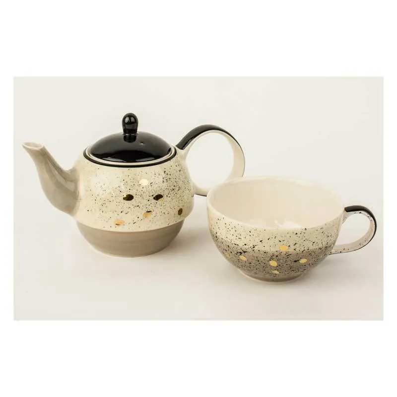 Splatter Teapot For One Set