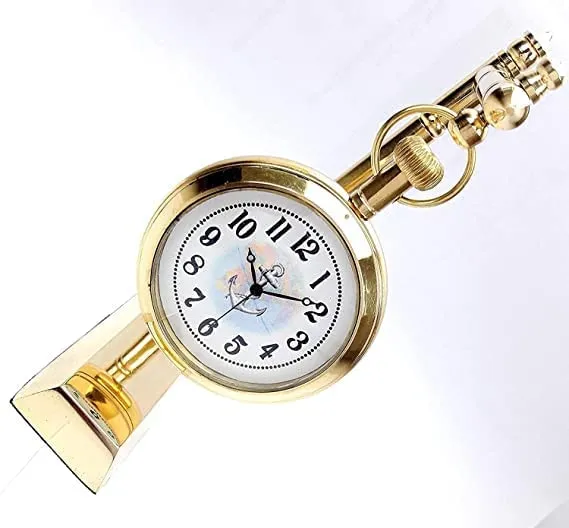 Table Clock with Stand Home Office Decorative Gift Watch Golden