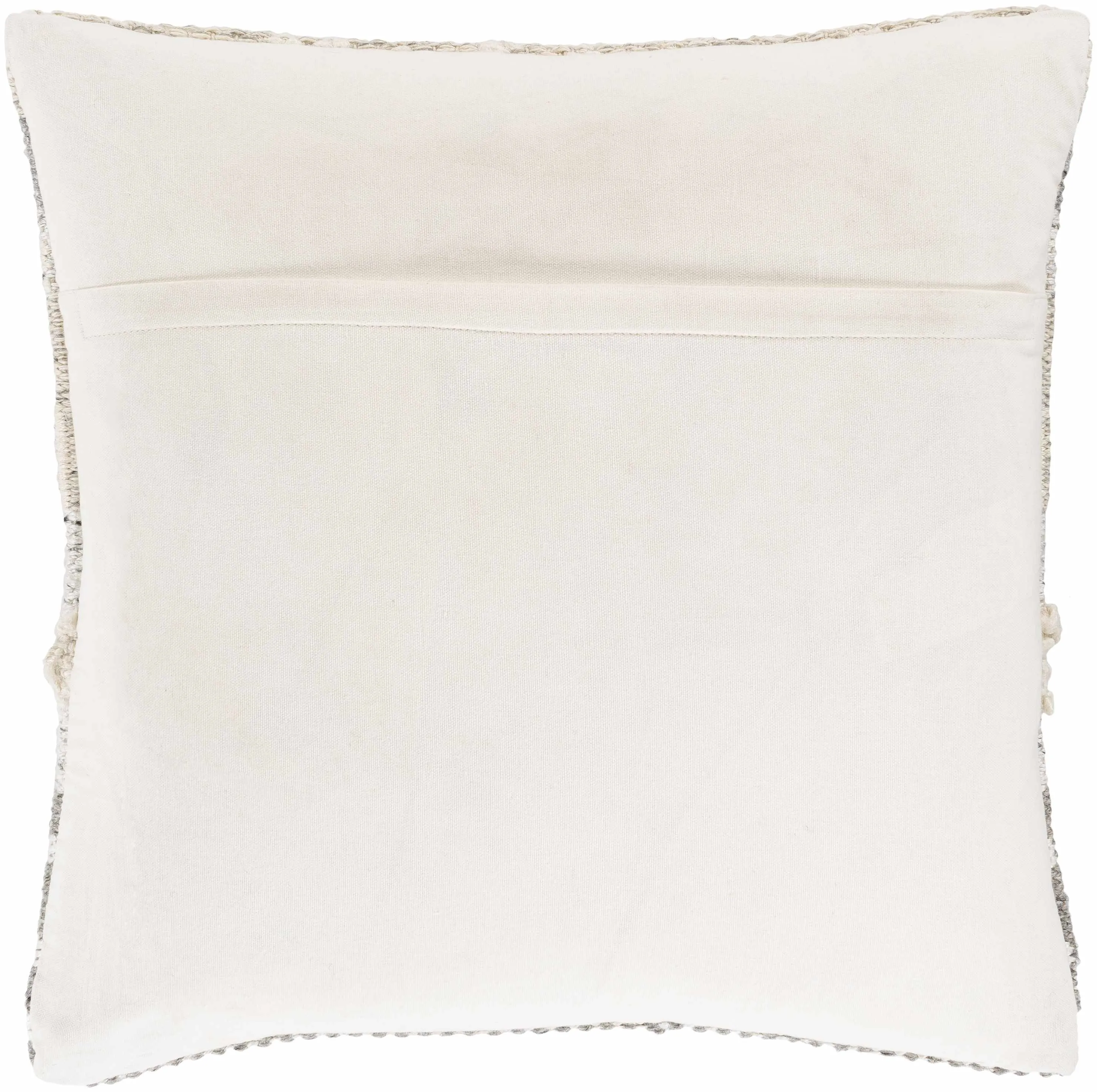 Truckee Neutral Textured Wool Throw Pillow