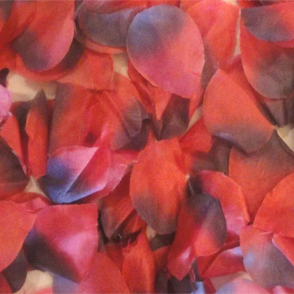 Two Tone Faux Rose Petals Table Confetti, 400-Piece